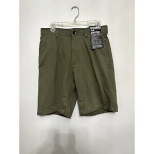Union Men's Green Comfort Flex Chino Shorts 30" Waist NWT